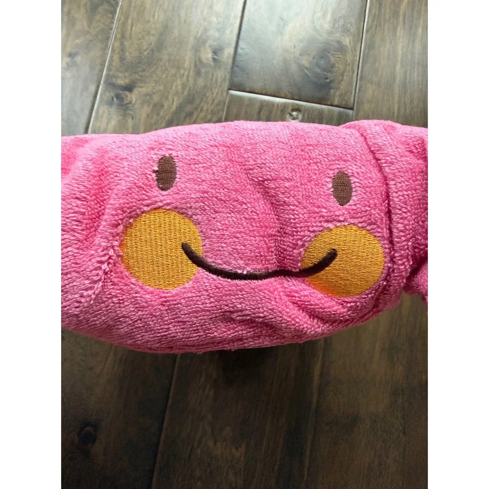 Jumping Beans Butterfly Hooded Bath Wrap Kids 25x50‎ Pink New Cotton Terry Towel